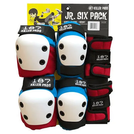 187 Killer Pads Junior Six Pack Pad Set