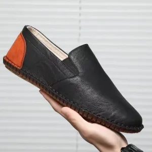 2023 Men's Casual Work Non-slip Comfortable Soft Leather Shoes