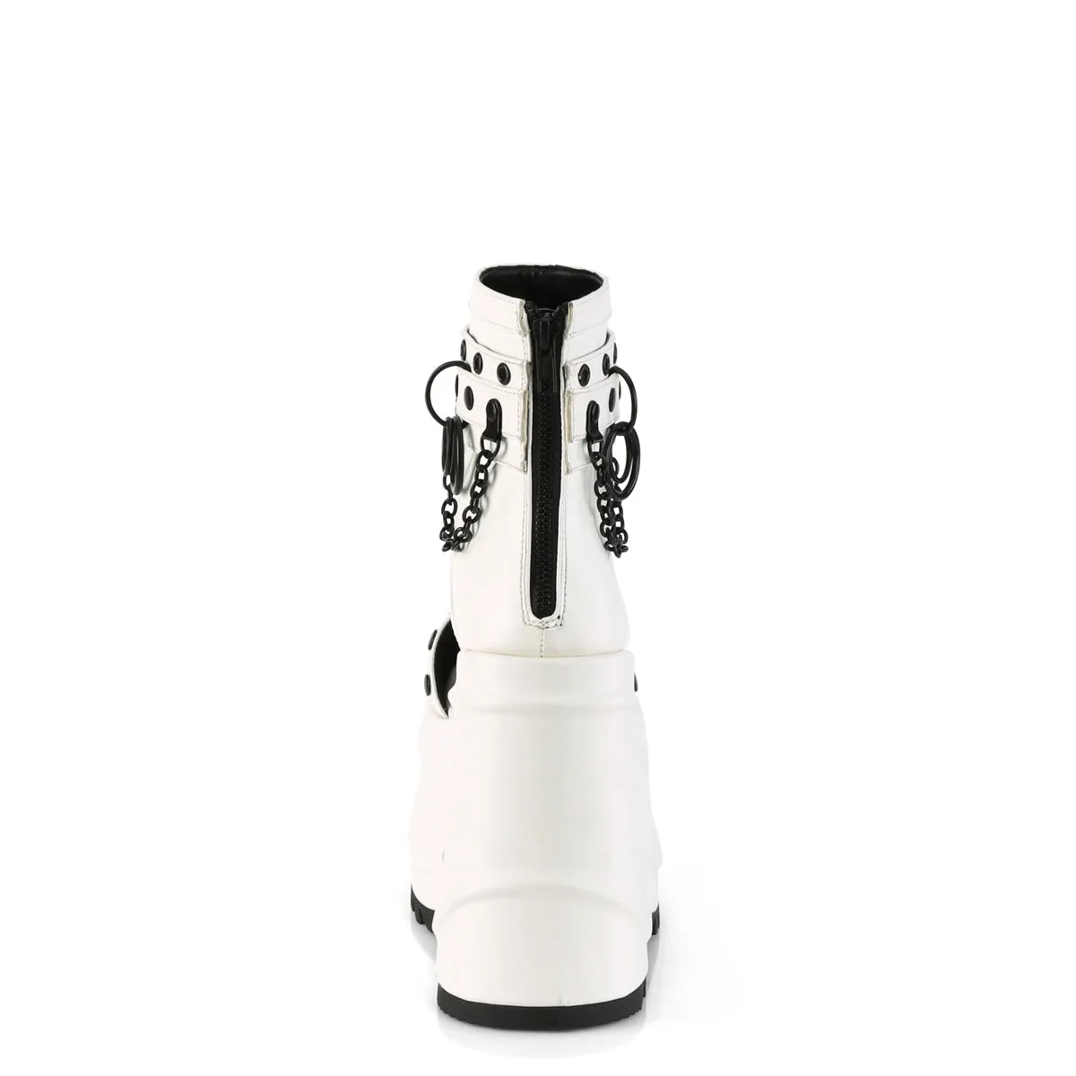 6 Inch Wedge Platform WAVE-22 White