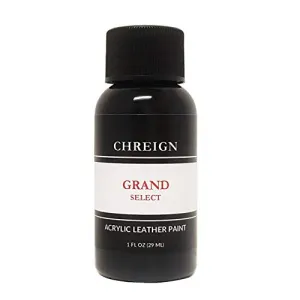 Acrylic Leather Paint, Black - Restore Paint & Customize Sneakers Shoes Purse Cleats Jacket & Vinyl 1 oz.