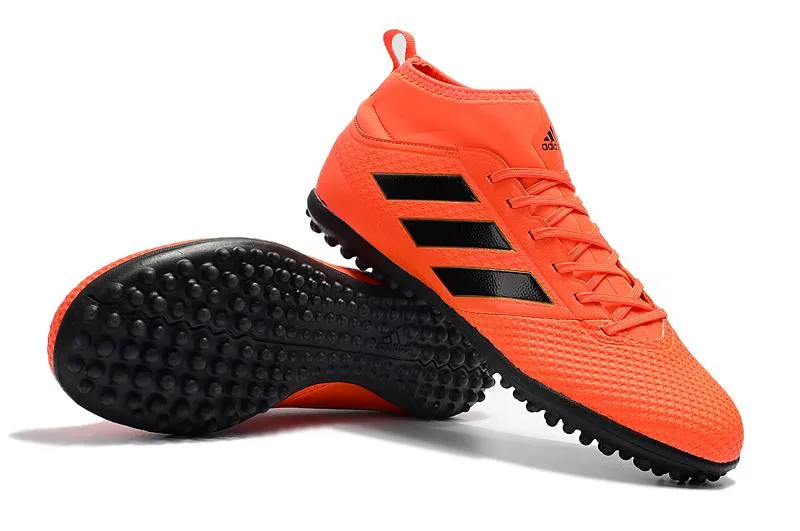 Adidas ACE TF Super Grass Spike Football Shoes Orange/Black