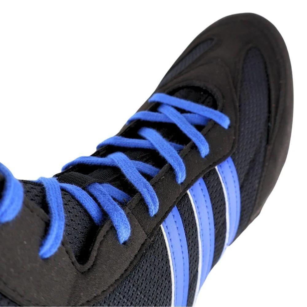 Adidas Box Hog 2 Boxing Boots - Black/Blue
