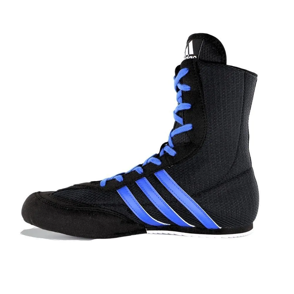 Adidas Box Hog 2 Boxing Boots - Black/Blue