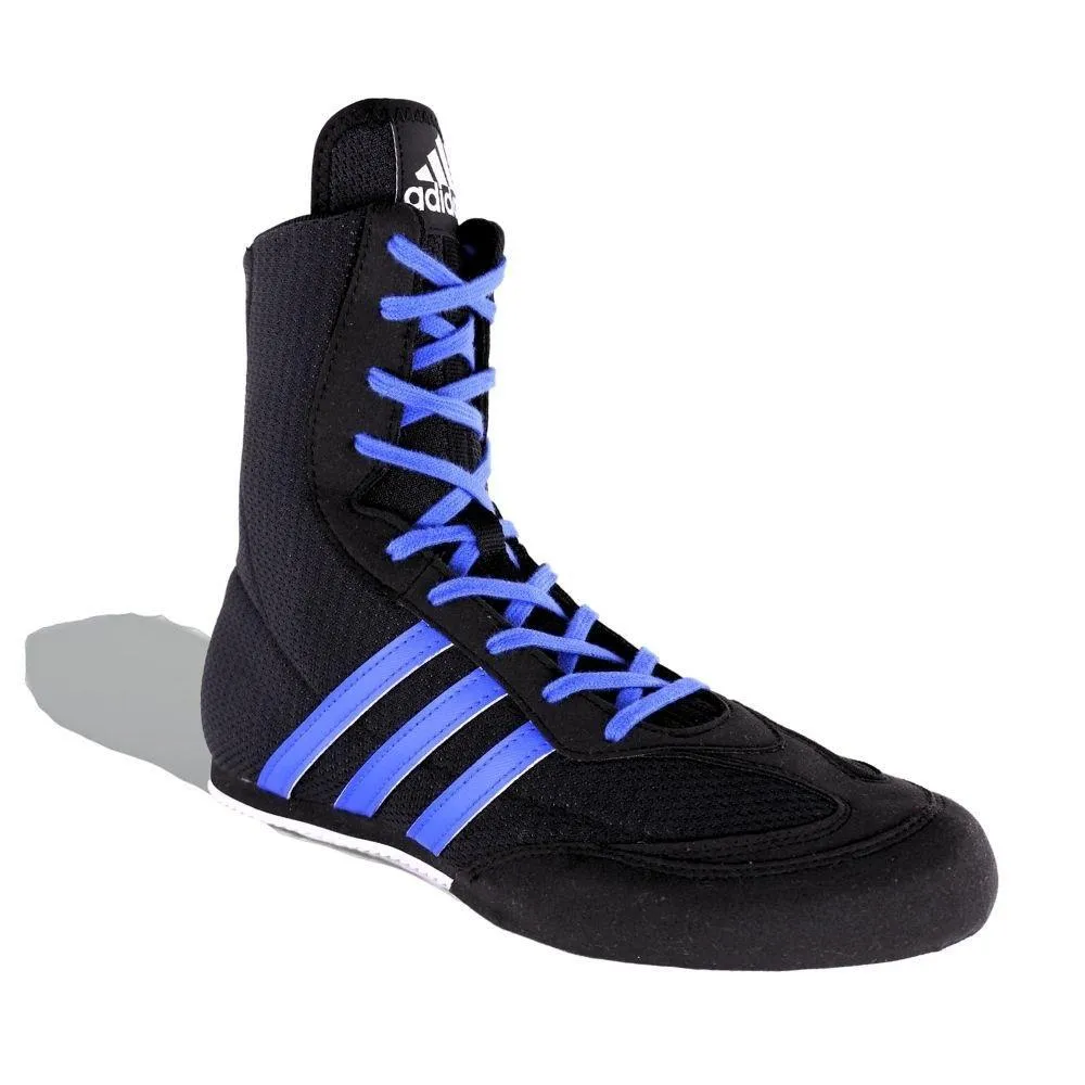 Adidas Box Hog 2 Boxing Boots - Black/Blue