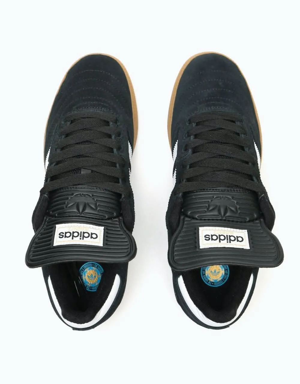 adidas Busenitz Pro Skate Shoes - Black/Running White/Metallic Gold