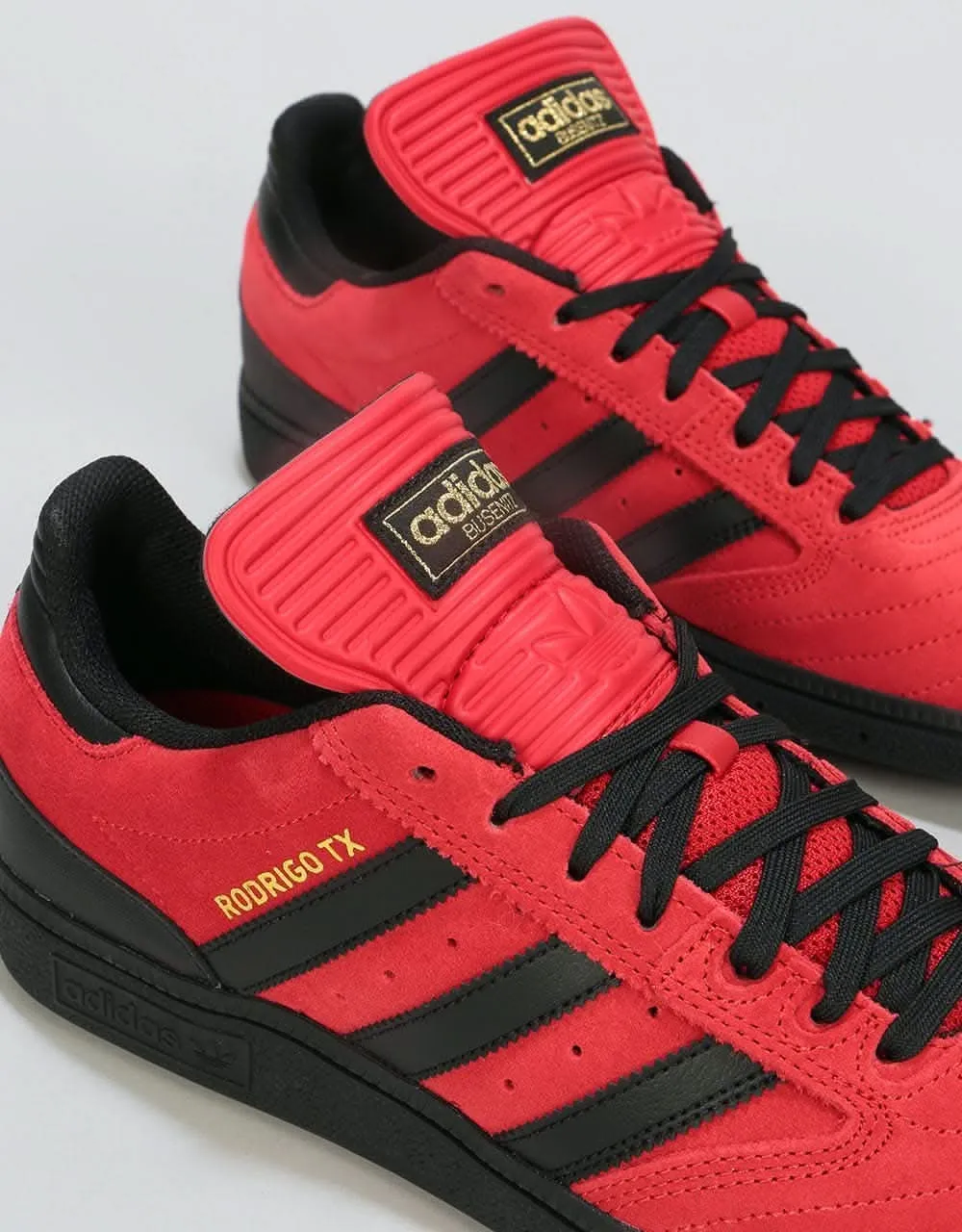 adidas Busenitz Pro x Rodrigo Skate Shoes - Scarlet/Black/Gold