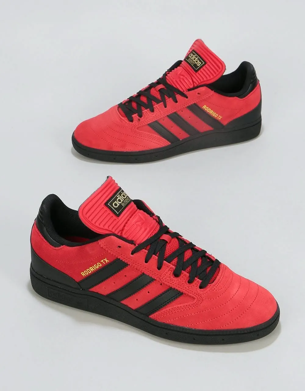 adidas Busenitz Pro x Rodrigo Skate Shoes - Scarlet/Black/Gold