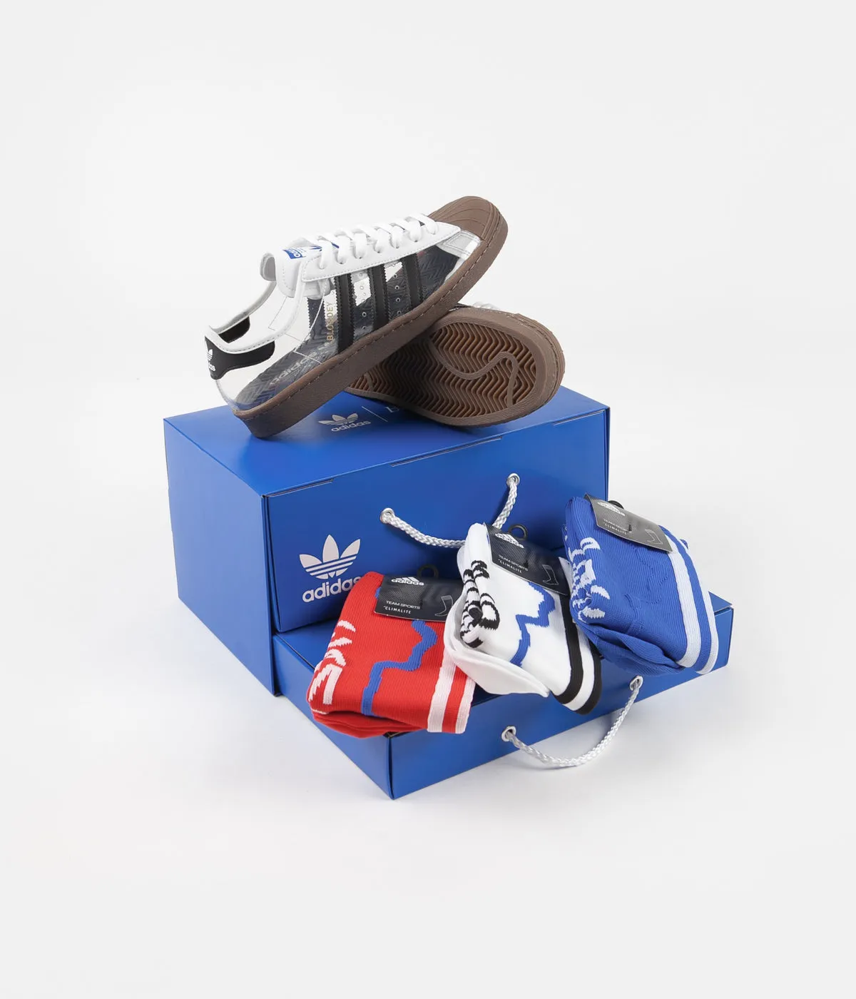 Adidas Superstar 80's 'Blondey' Shoes - White / Core Black / Gum