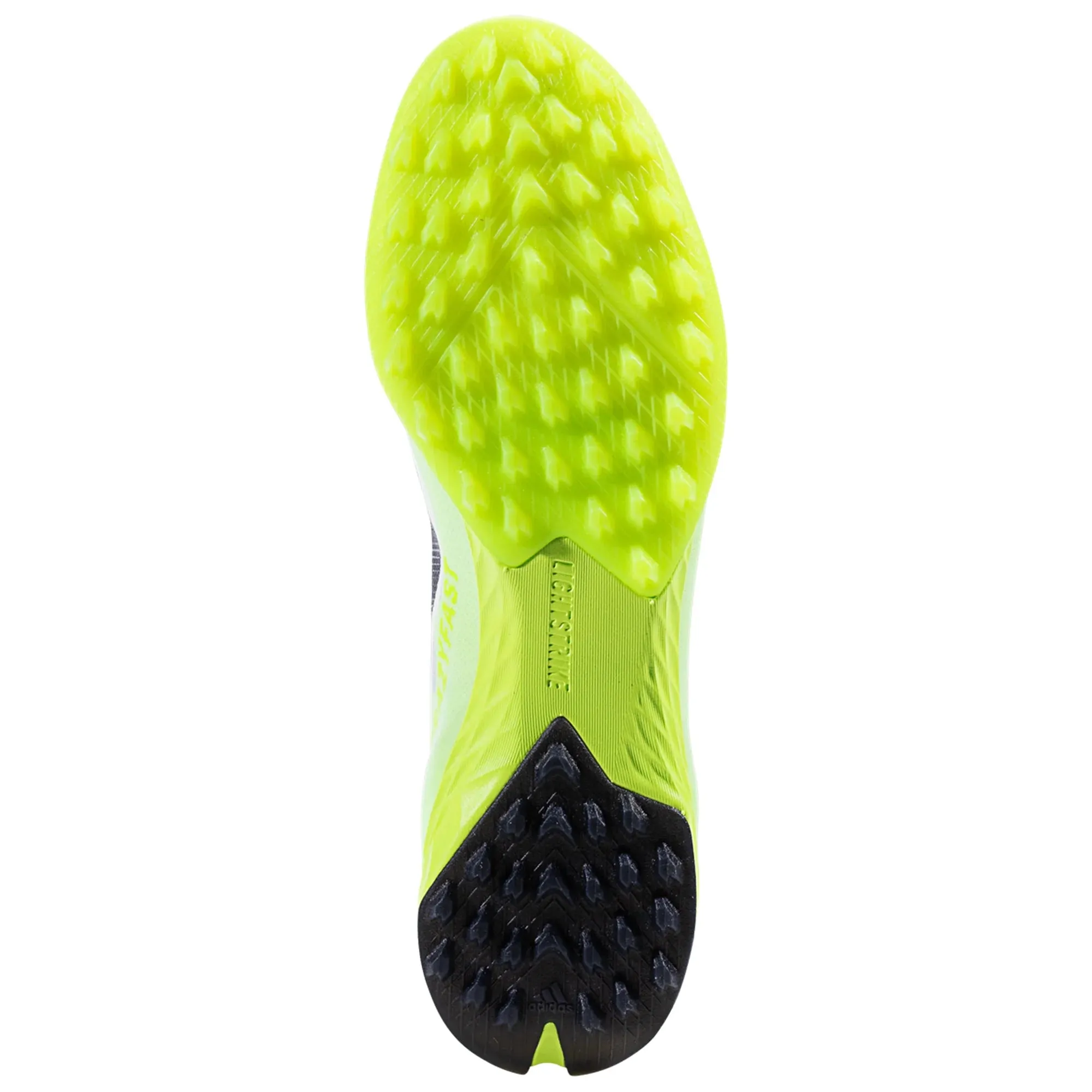 adidas X CrazyFast.1 TF Turf Soccer Cleat White/Core Black/Lucid Lemon