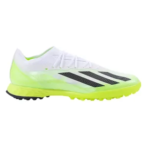 adidas X CrazyFast.1 TF Turf Soccer Cleat White/Core Black/Lucid Lemon