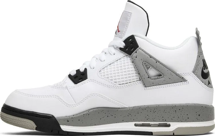 Air Jordan 4 Retro OG BG Cement 2016 sneakers, white