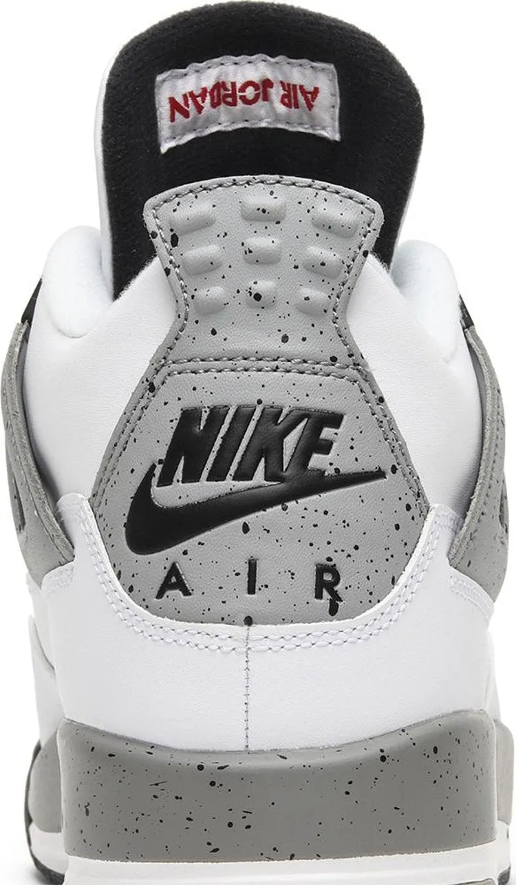 Air Jordan 4 Retro OG BG Cement 2016 sneakers, white