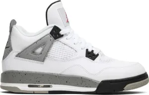 Air Jordan 4 Retro OG BG Cement 2016 sneakers, white
