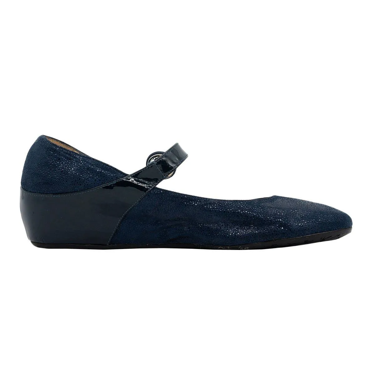 Amalfi For James Inglis Wedge Shoes Leather Blue Colour For Women