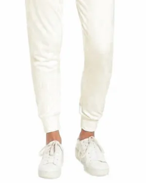 Angel Microterry Zuma Pants In Cream | Cream