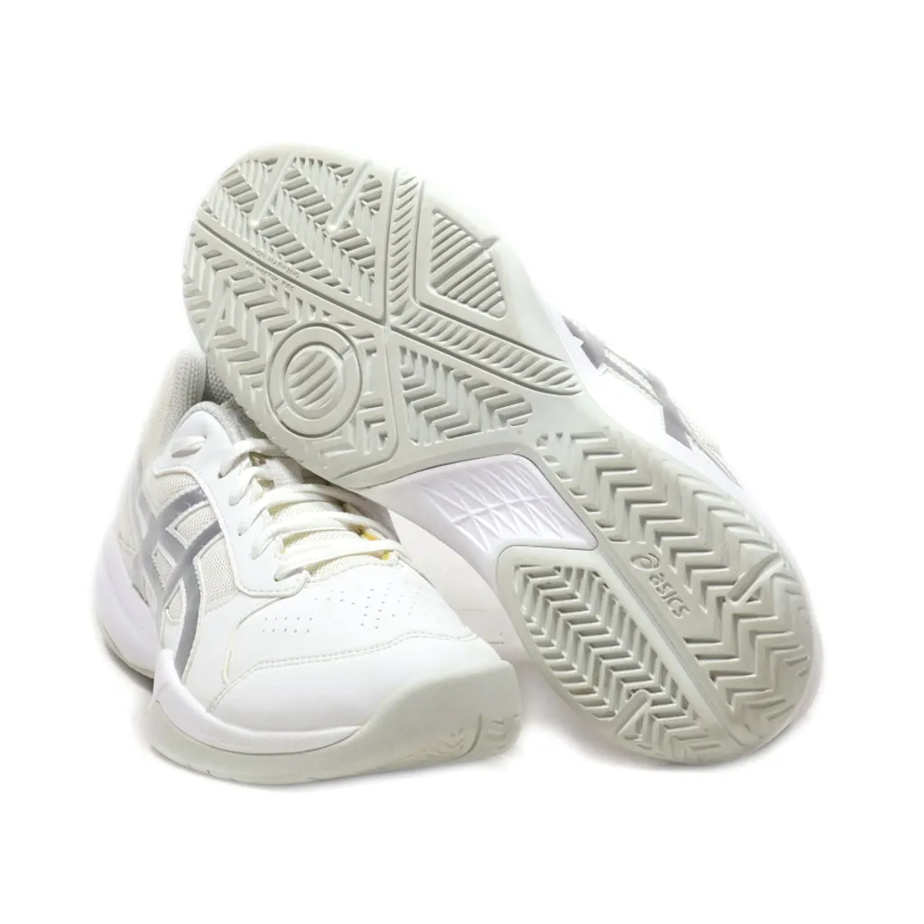 Asics Gel-Game Sport Shoes Pu Leather White Colour For Women