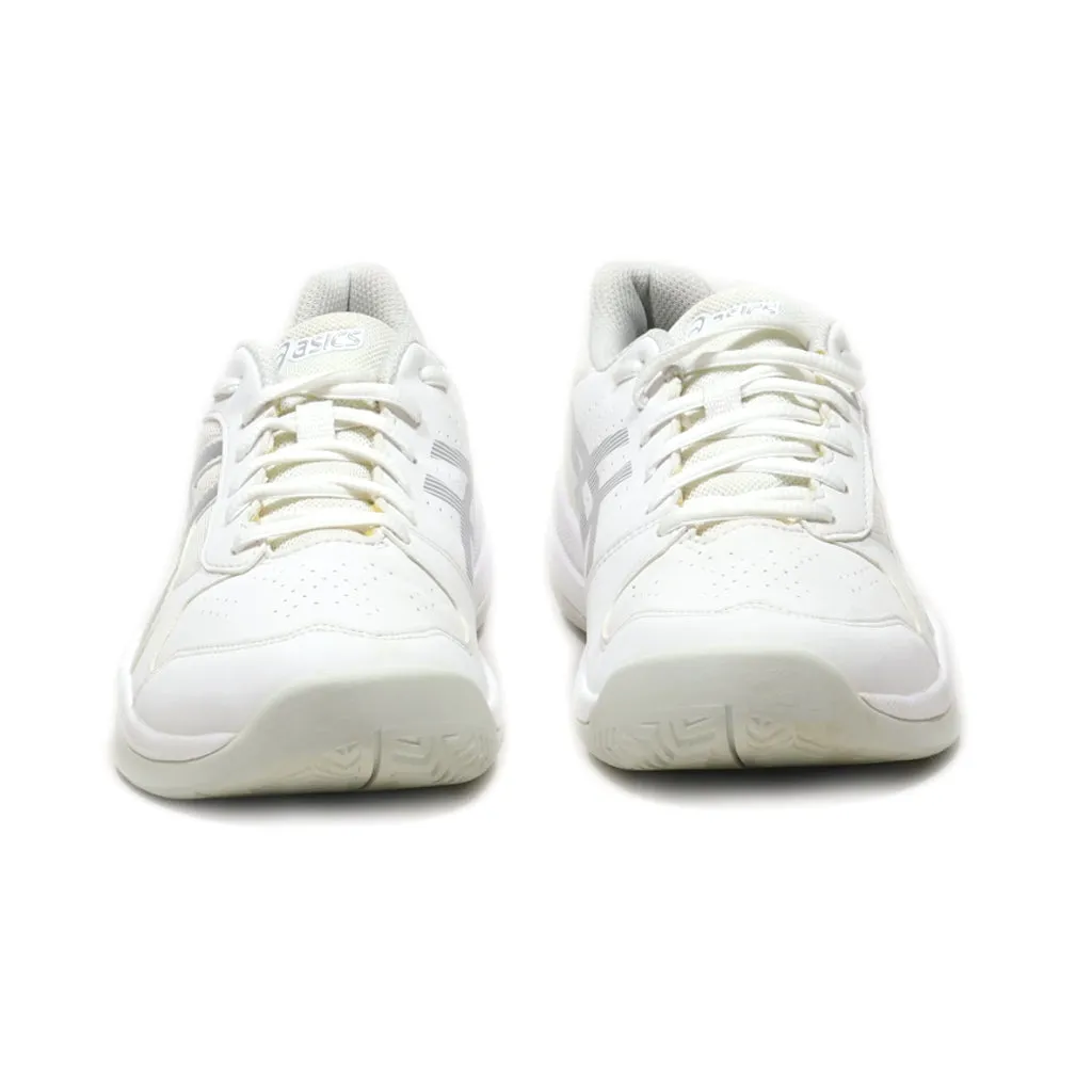 Asics Gel-Game Sport Shoes Pu Leather White Colour For Women
