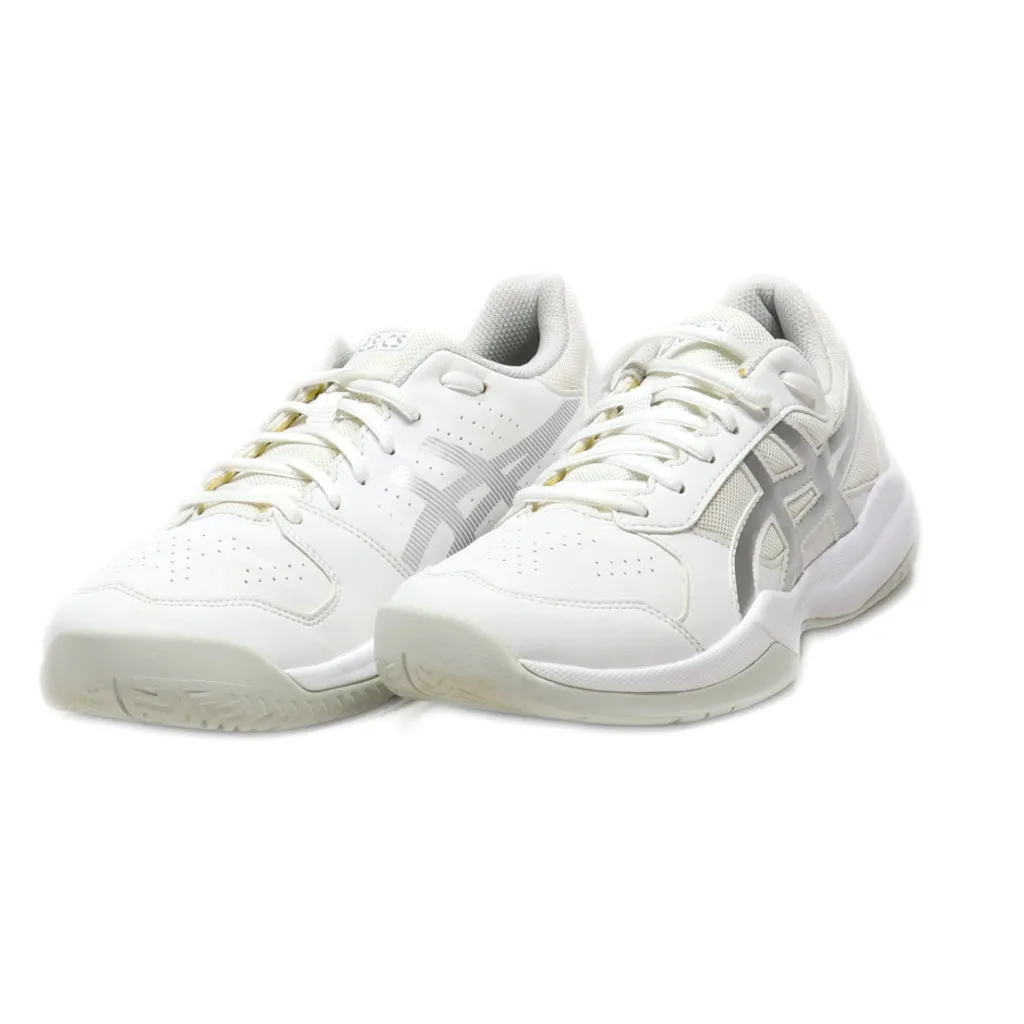 Asics Gel-Game Sport Shoes Pu Leather White Colour For Women