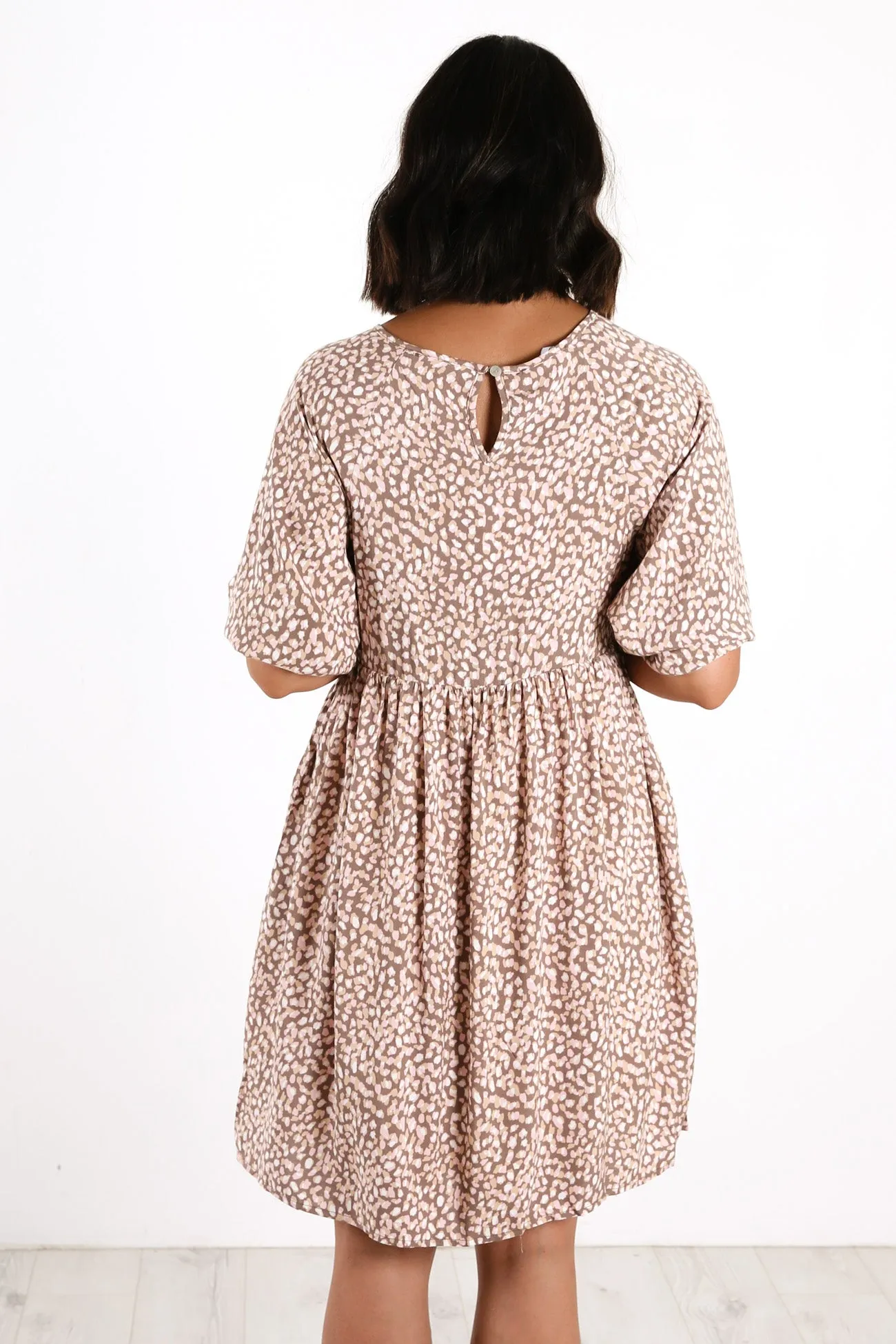 August Dress Brown