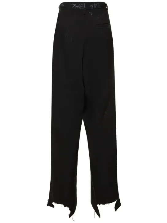 Balenciaga   Barathea fluid wool skater pants 