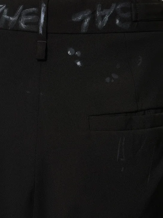Balenciaga   Barathea fluid wool skater pants 