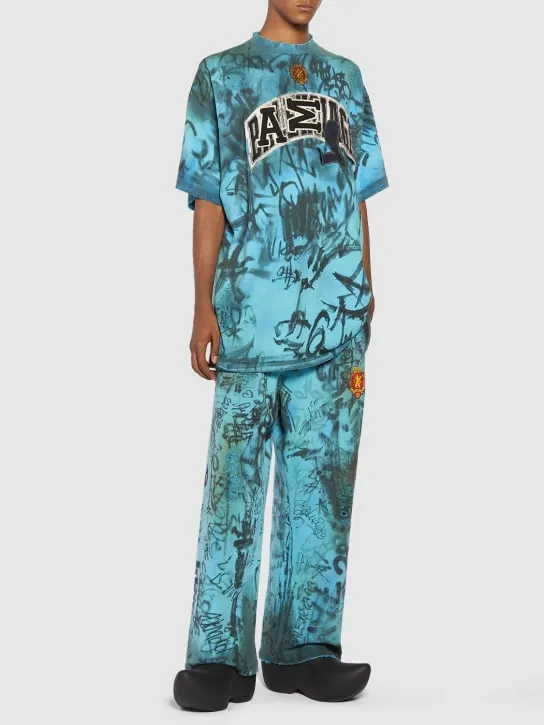 Balenciaga   Skater vintage cotton t-shirt 