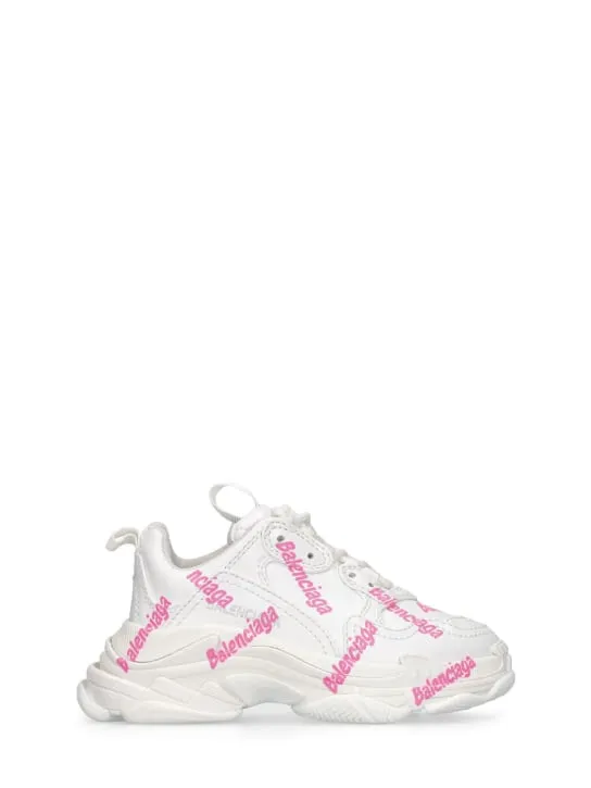 Balenciaga   Triple S faux leather sneakers 