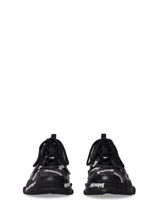 Balenciaga   Triple S faux leather sneakers 