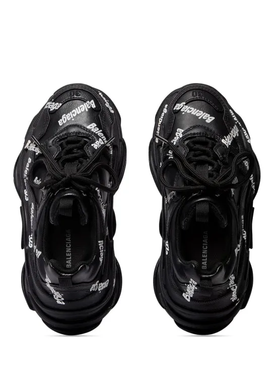 Balenciaga   Triple S faux leather sneakers 