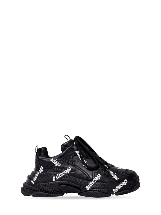 Balenciaga   Triple S faux leather sneakers 