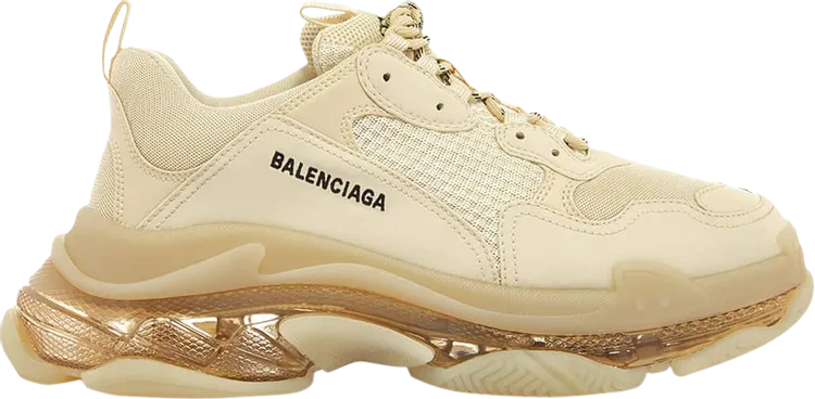 Balenciaga Triple S Sneaker Clear Sole - Off White