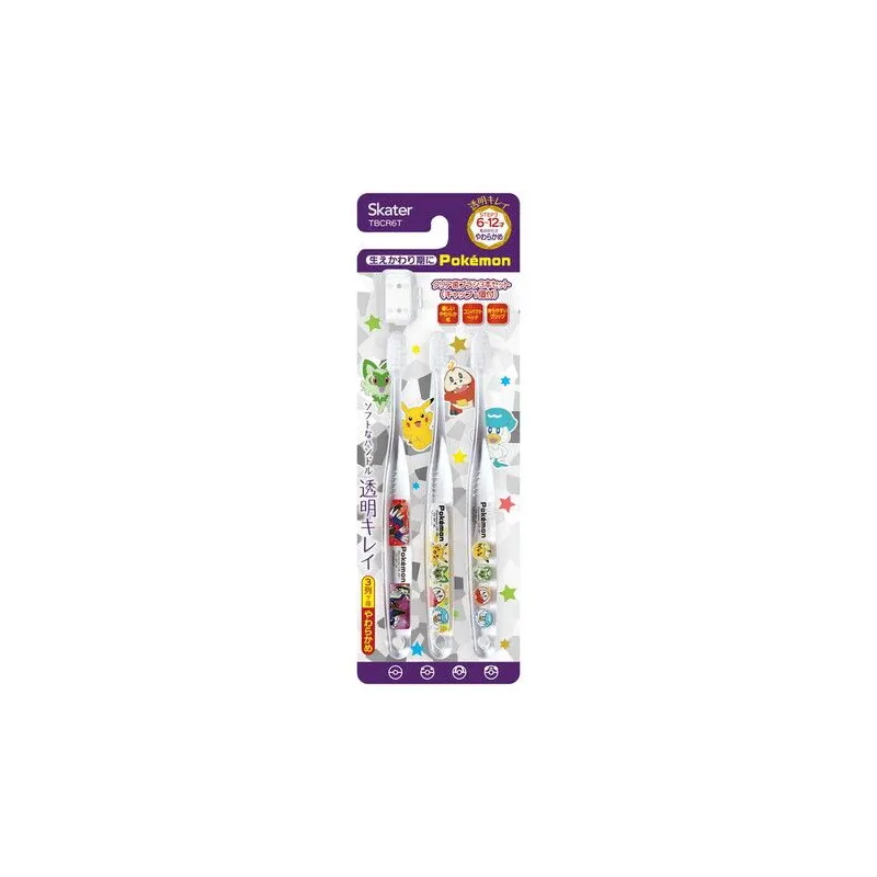 Baokemeng Children's Toothbrush Set 6-12 Years Old 3 Pack
