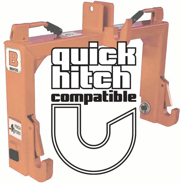 Befco Till-Rite Heavy Duty 3-Point Rotary Tiller | Model T70-382 | 40-70 HP For Tractor