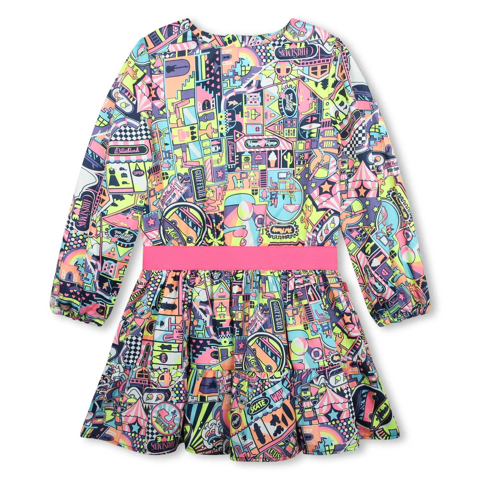 Billieblush - Multicoloured Patterned L/S Dress