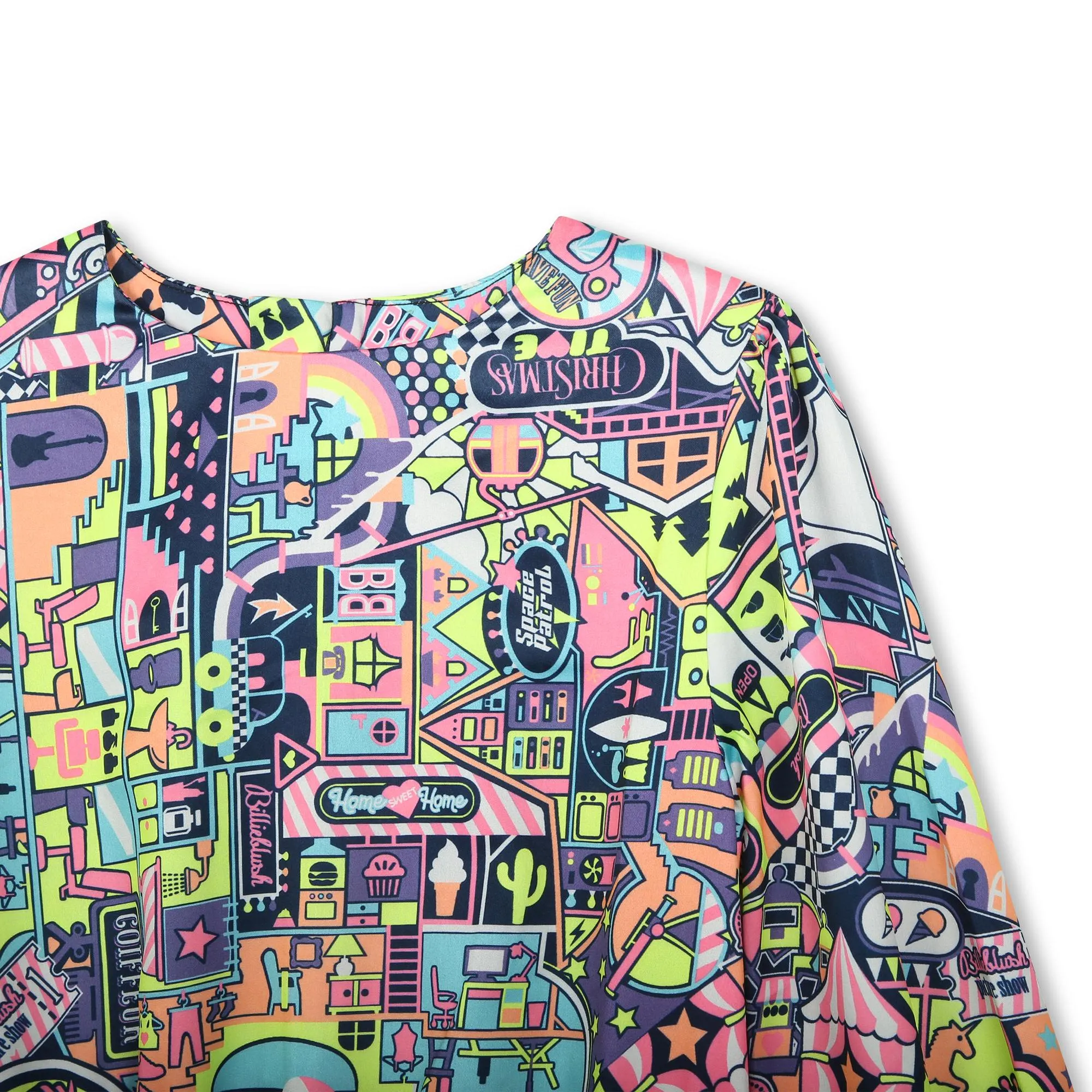 Billieblush - Multicoloured Patterned L/S Dress