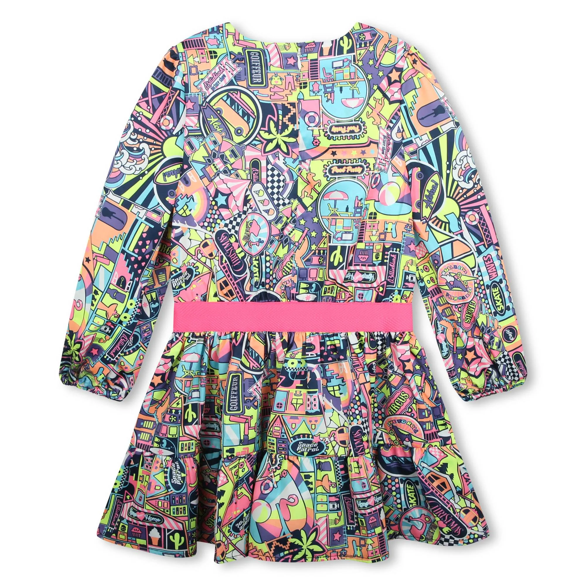 Billieblush - Multicoloured Patterned L/S Dress