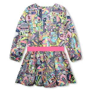 Billieblush - Multicoloured Patterned L/S Dress