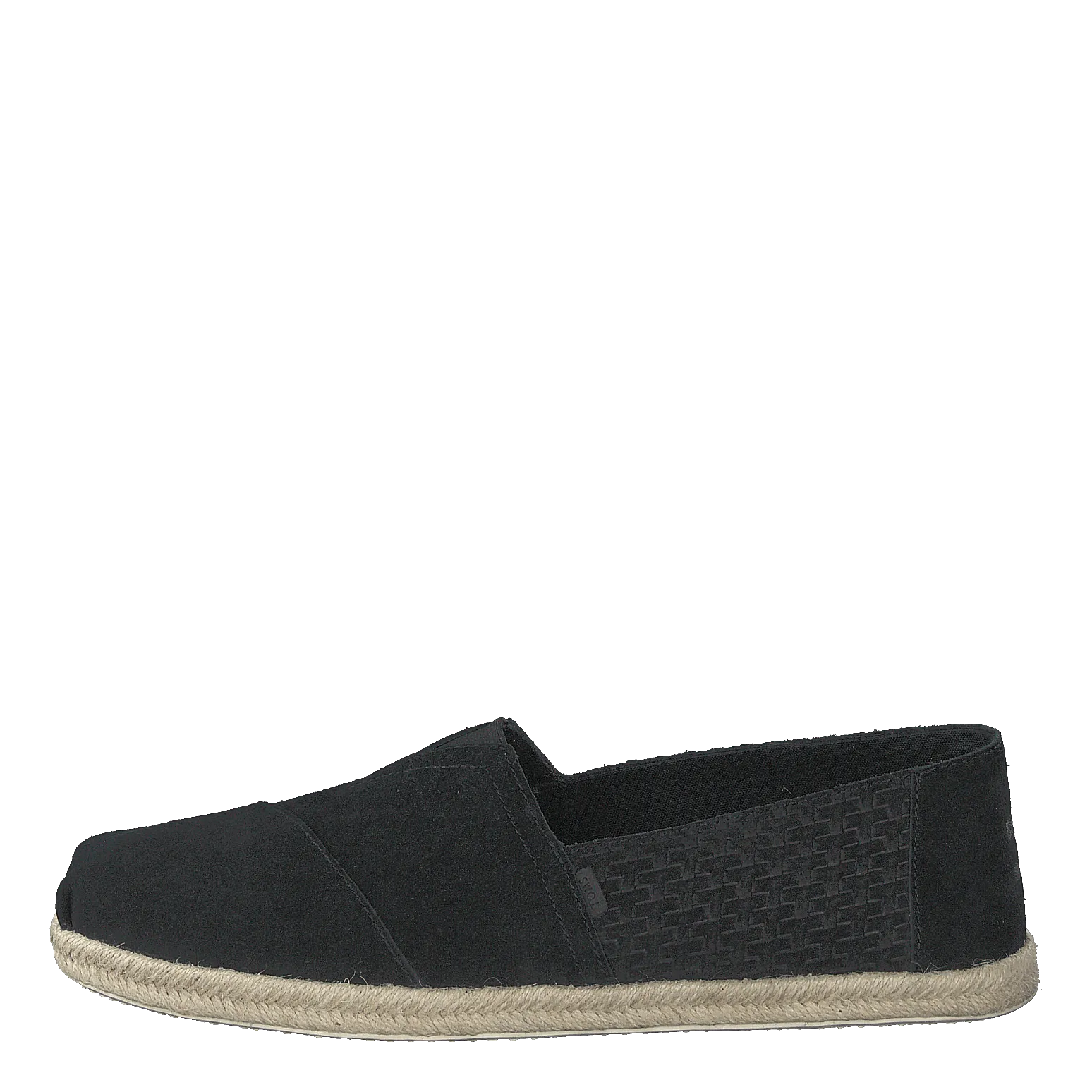 Black Suede Emb/rope Mn Alpr E Black