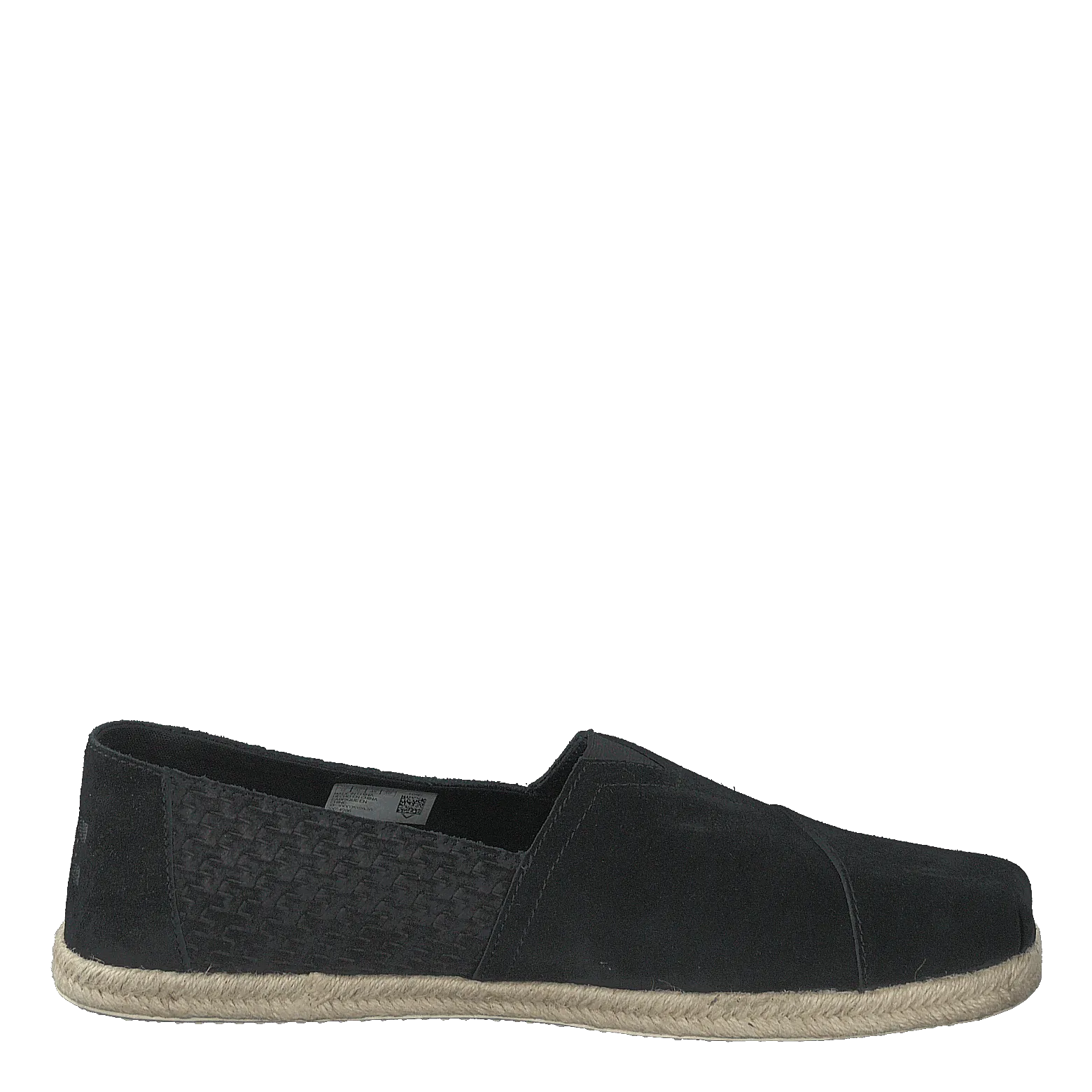 Black Suede Emb/rope Mn Alpr E Black