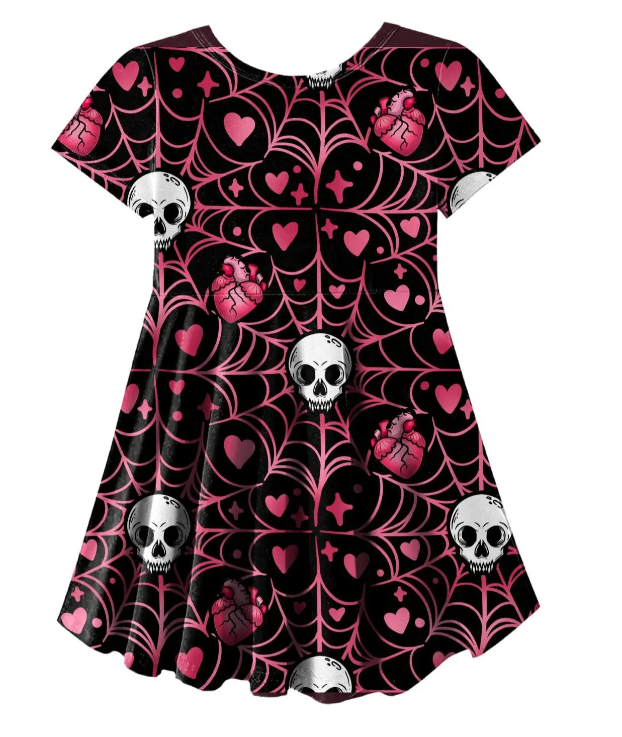 Black VALLOWEEN Skater Dress