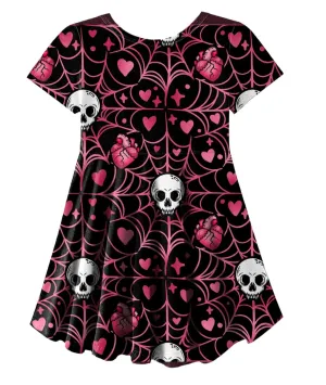 Black VALLOWEEN Skater Dress