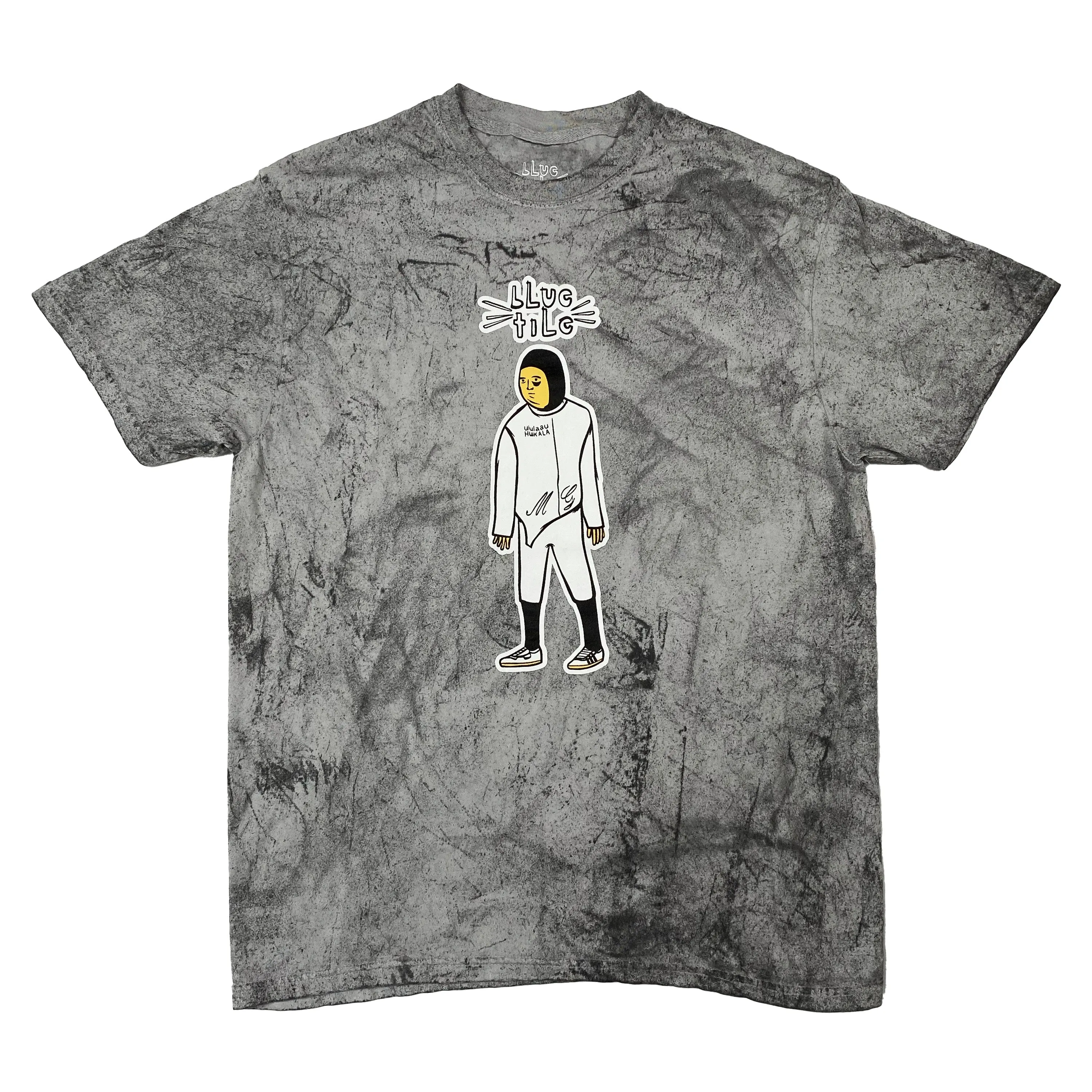 BLUETILE FAVORITE SKATER TEE SMOKE GREY
