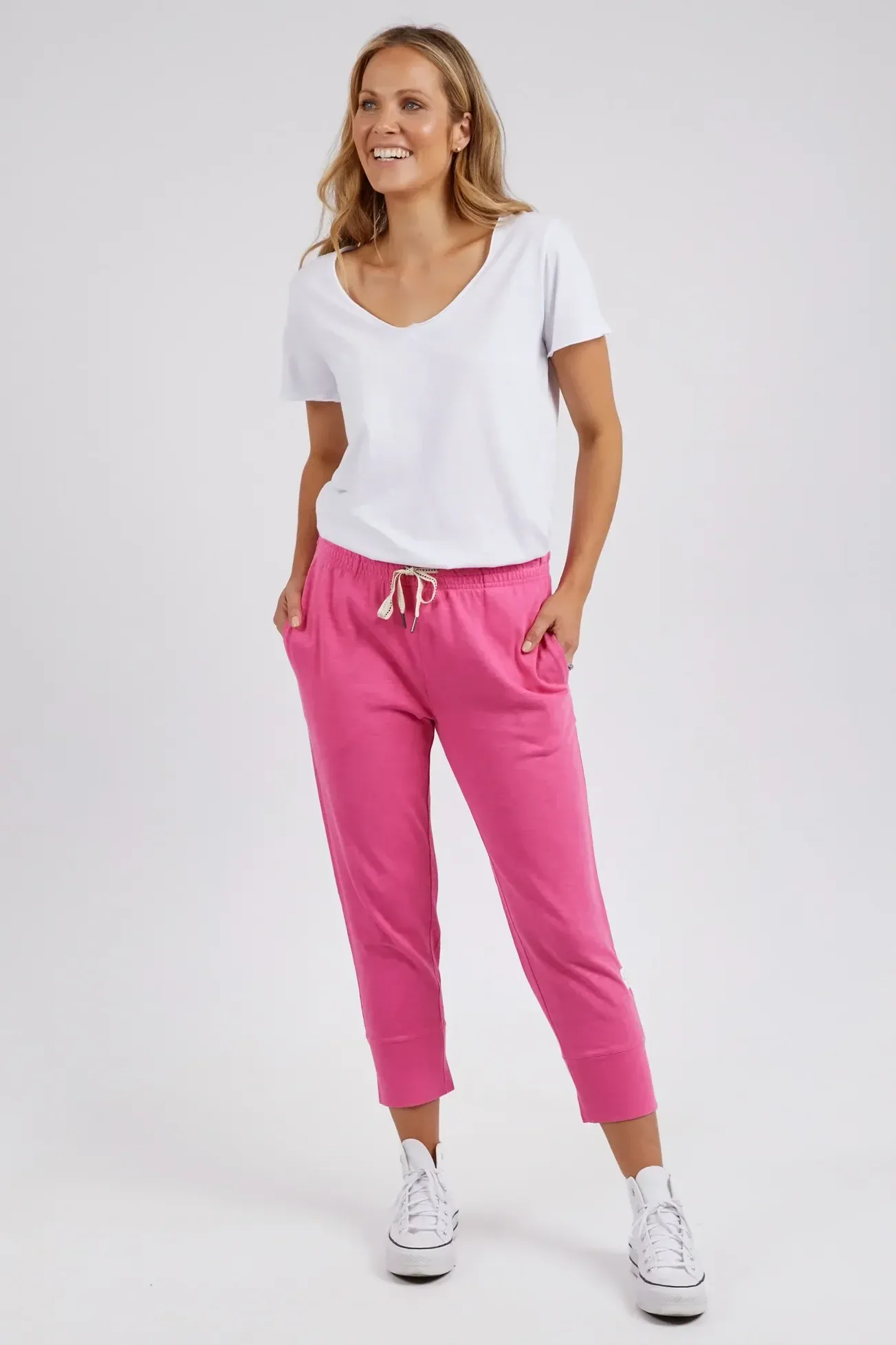 Brunch Pant in Shocking Pink