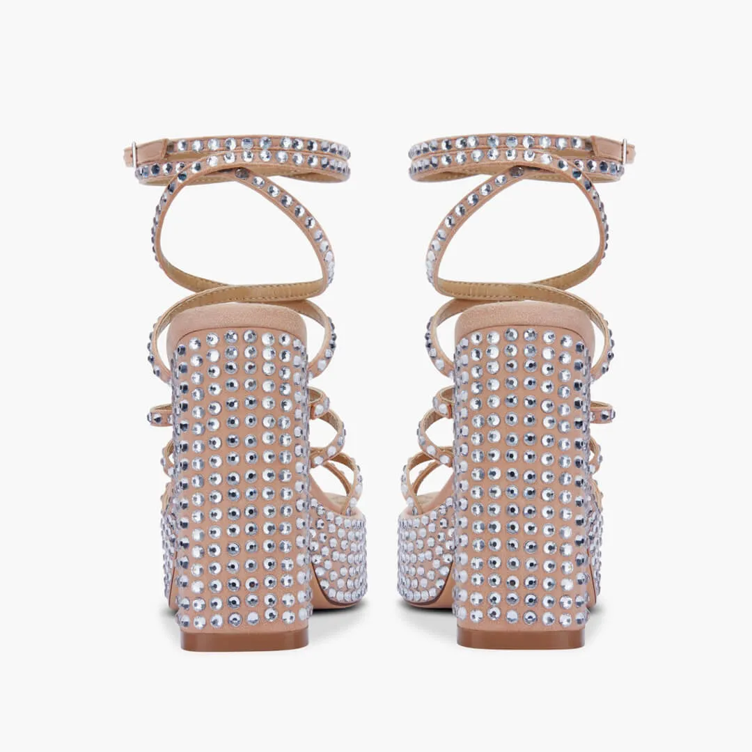 *Calvia - Crystal Embellished Platform