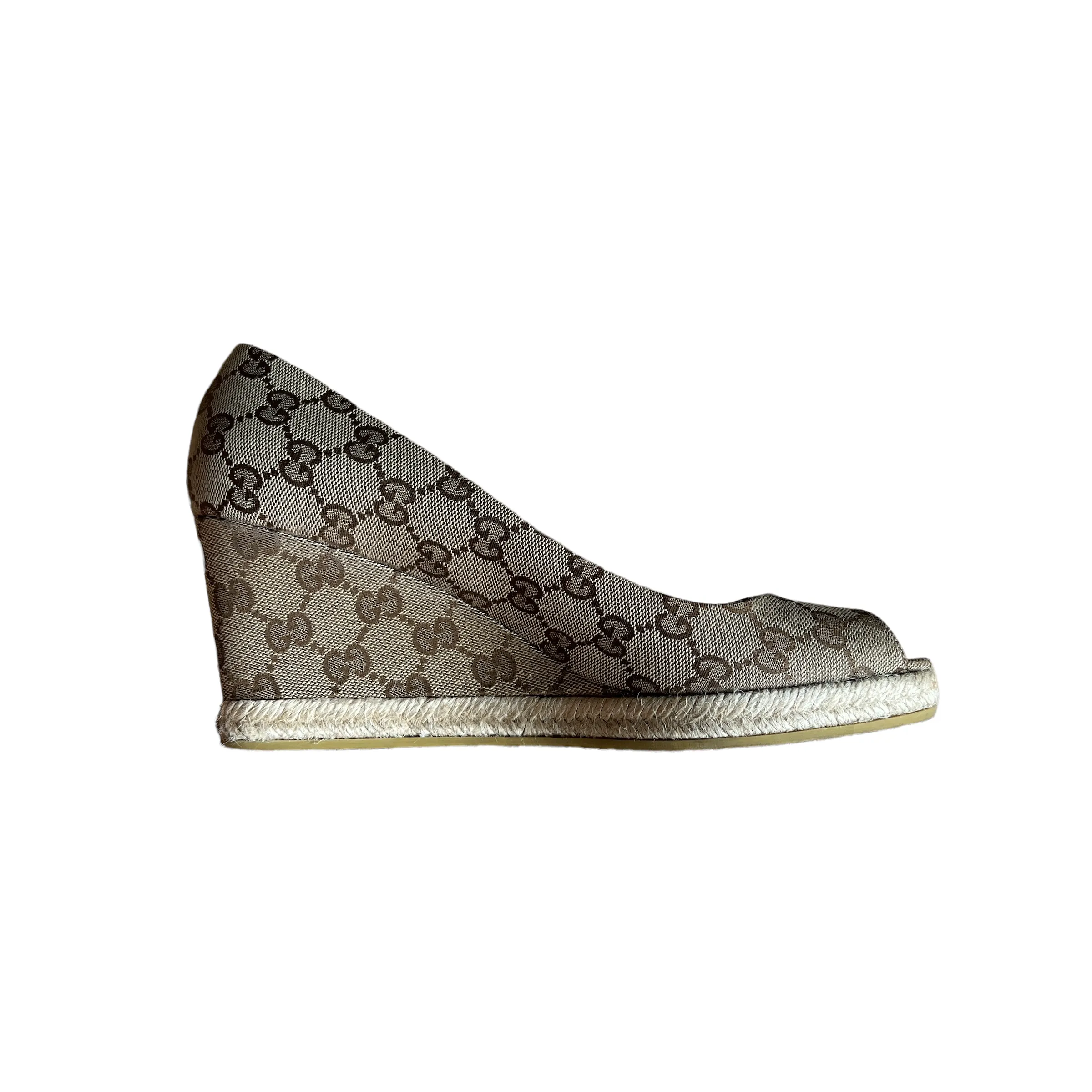 Canvas Wedges - 9.5