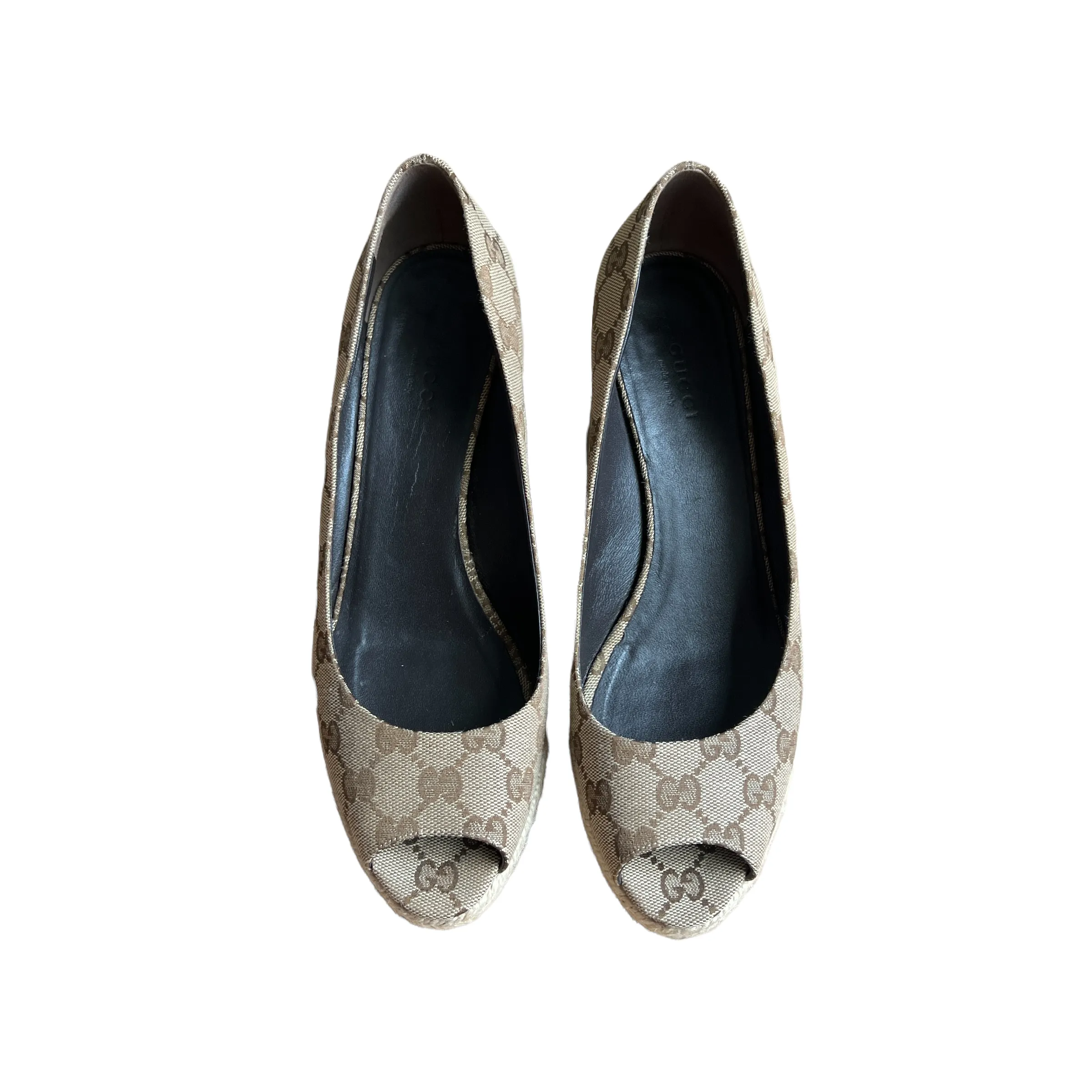 Canvas Wedges - 9.5