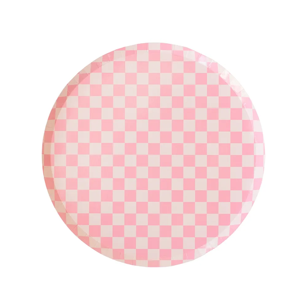 Check It! Tickle Me Pink Dessert Plates