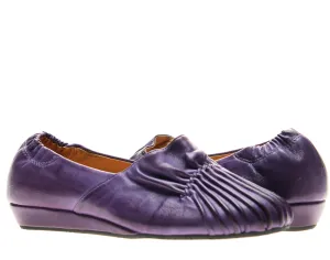 Chocolat Blu Vic Pleated Moccasin Wedge Women's Shoes