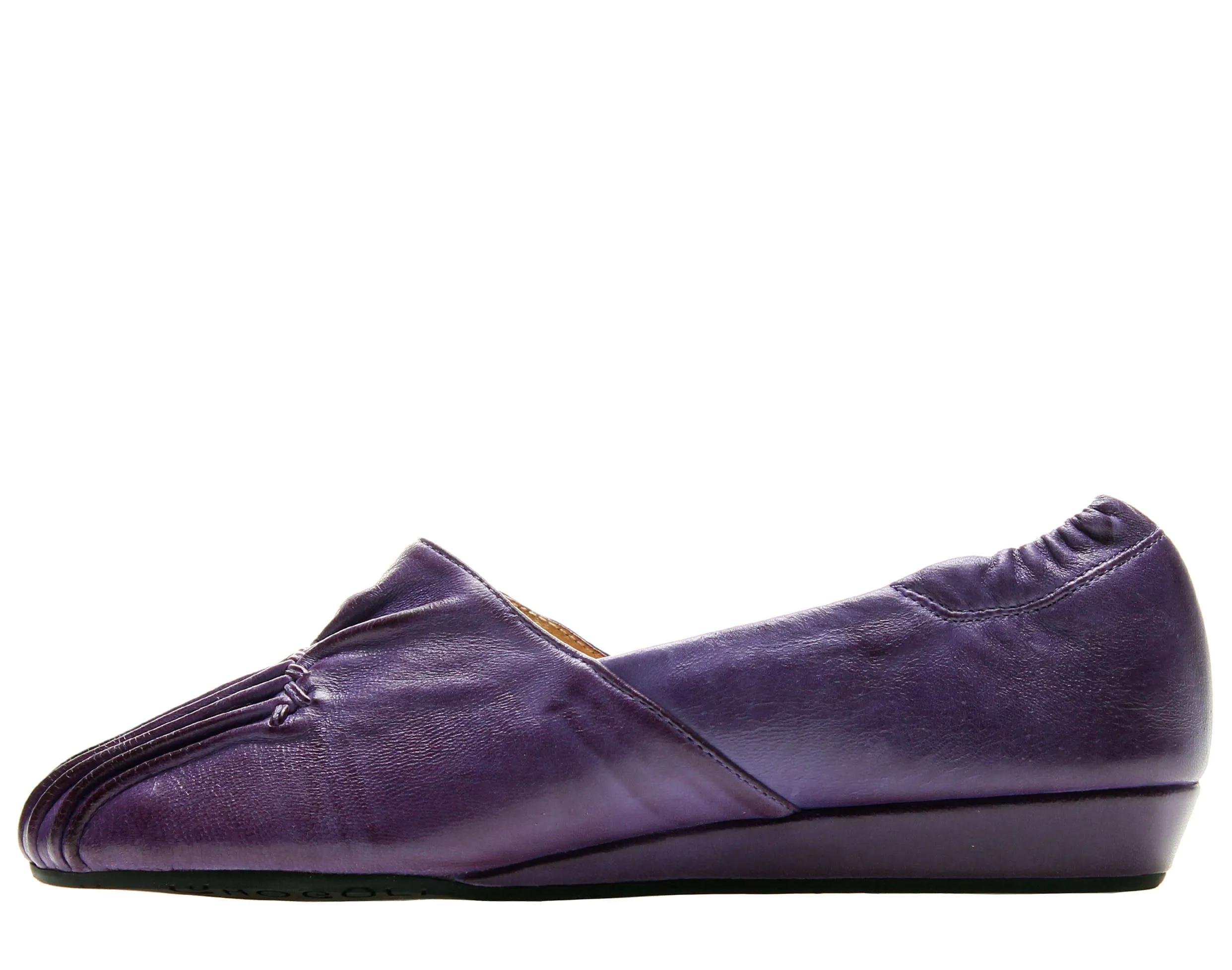Chocolat Blu Vic Pleated Moccasin Wedge Women's Shoes