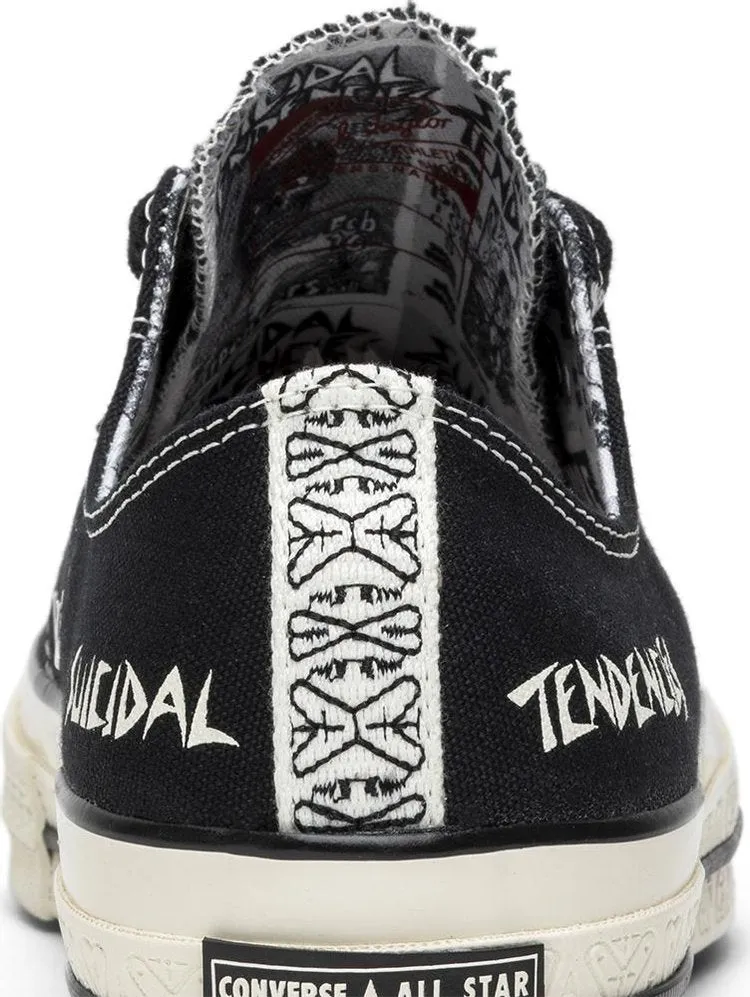 Converse Suicidal Tendencies x Chuck 70 OX Black White Sneakers